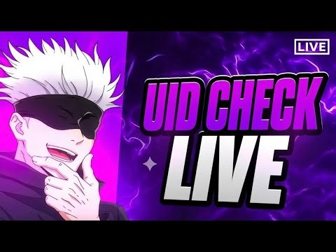 LIVE: Free Fire UID Check - Inspecting Rare Accounts! 😱 | Silent Gamerz #freefire