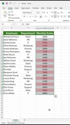 Instant Cell Color Highlight in Excel ⚡