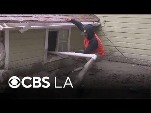 Lytle Creek residents cleanup mess from Southern California storm
