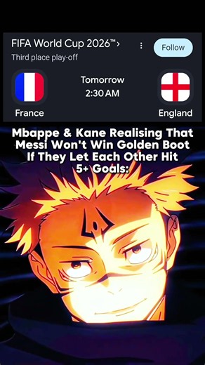 Golden Plan | France Vs England FIFA World Cup 2026 Live Highlights #shorts