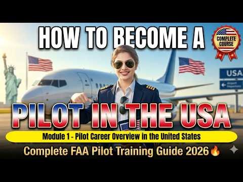 Module 1 – #Pilot Career Overview in the United States #PilotTraining #Aviation #vlog #faa