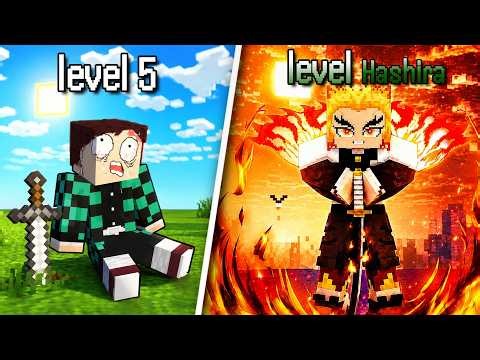 حولت ماين كرافت لانمي قاتل الشياطين 😈 | demon slayer in minecraft