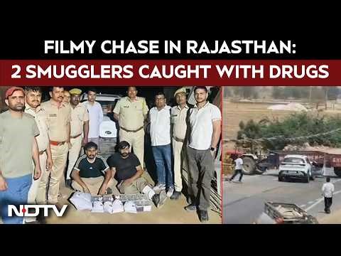 Rajasthan News | Filmy-Style Intercept: 2 Drug Smugglers Held With Heroin, Weapons