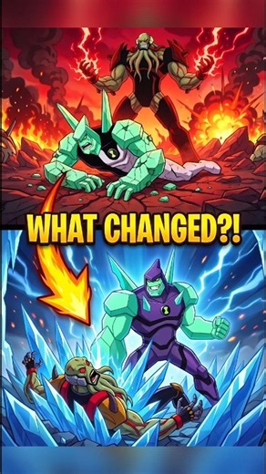 Why Diamondhead Lost in Classic but Won in Alien Force? #ben10 #omnitrix #vilgax