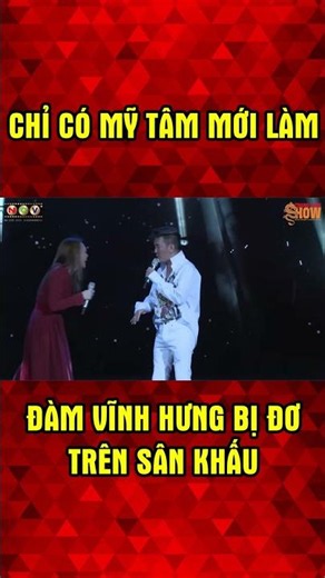 Chỉ có Mỹ Tâm mới làm Đàm Vĩnh Hưng bị đơ trên sân khấu như thế này #shorts