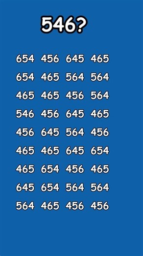 "Solving the 546 Puzzle - Number Finding Challenge!"