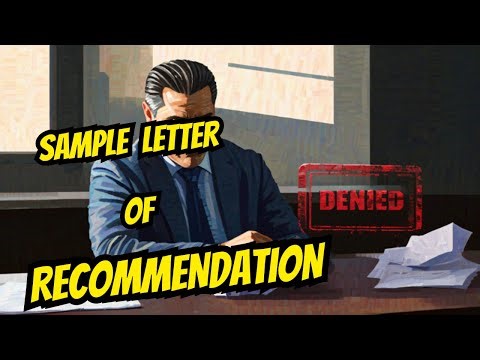 Sample Letter of recommendation