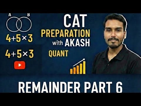 CAT 2025: Solve Remainder Questions in 10 Seconds! ⚡ | Remainder Theorem Part 6 | CATMentor