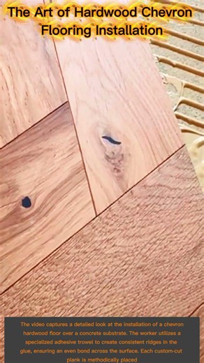 The Art of Chevron How to Install Hardwood Floors Perfectly