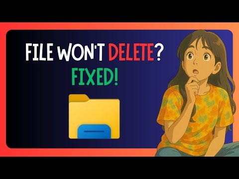 How To FIX An Unexpected Error Is Keeping You From Deleting The File, Error 0x800710FE or 0x8