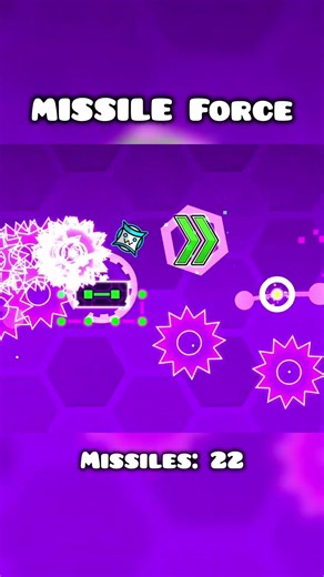 Geometry Dash MISSILE Force #geometrydash