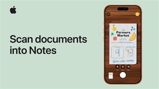 How to Scan Paper Documents into Apple Notes on iPhone & iPad