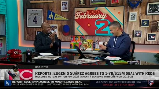 Geno is reportedly heading back to Cincinnati! Hot Stove discusses the big addition to the Reds' offense and takes a look at how their lineup might look. | MLB Network