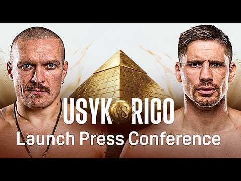 LIVE - Oleksandr Usyk vs Rico Verhoeven Press Conference & Face Off Video
