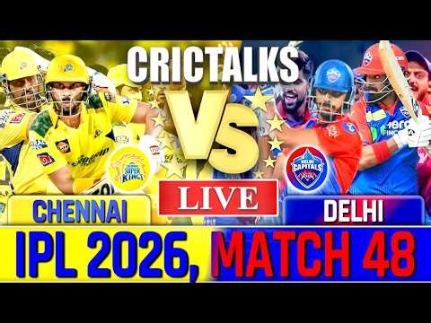 🔴 Live: CSK vs DC Live Cricket Match Today, IPL 2026, Live Match Commentary, 1st Inning