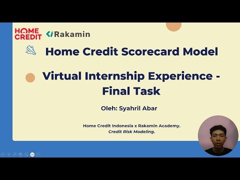 Final Task Data Science | Virtual Internship Home Credit X Rakamin - Credit Scorecard Model