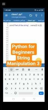 Python for Beginners | String Manipulation 3