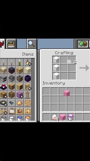 Minecraft Easy Crafting Recipes 🛠️ #shorts