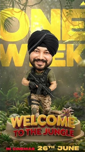 1 WEEK TO GO! 🌴🔥 Welcome To The Jungle Hits Cinemas June 26 #welcometothejungle
