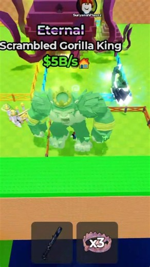 Eternal Scrambled Gorilla King 5B/s is INSANE! 😱 | Steal an Egg #roblox