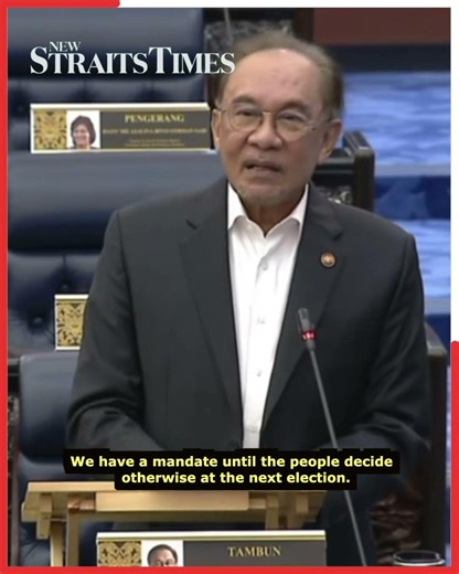 Anwar brushes off early polls call, says unity govt has mandate