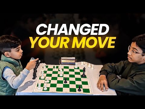 When 4-year-old Anish Sarkar's opponent changed his move!