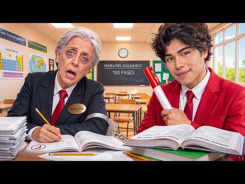Surviving 100 Hours in the World's Strictest School! | Stokes Twins