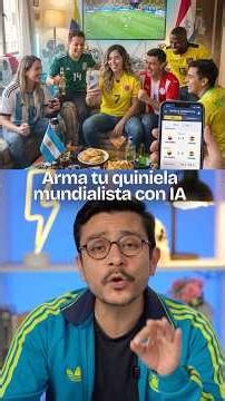 Tu polla o quiniela del Mundial hecha con IA para jugar con la familia y los amigos 🏆
