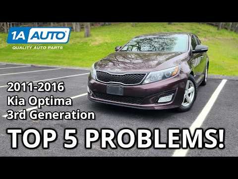 Top 5 Problems Kia Optima Sedan 2011-2016 3rd Generation
