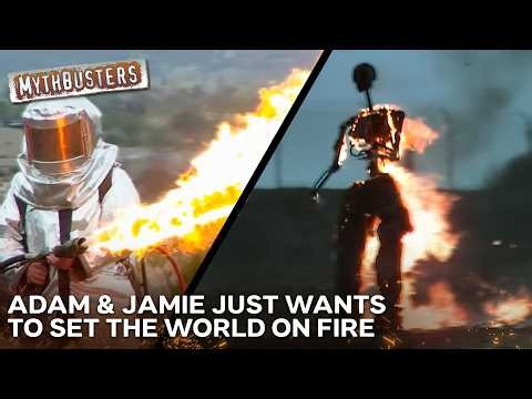 Can Pepper Spray And A Taser Actually Combine Into A Fireball? | MythBusters