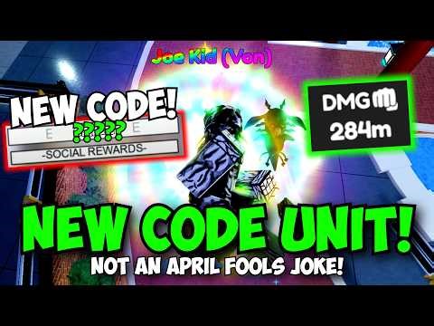 NEW FREE 6-7 STAR CODE UNIT JOESTAR HOOD VERSION! "Joe Kid Von" (NOT A JOKE IN OG ASTD!)