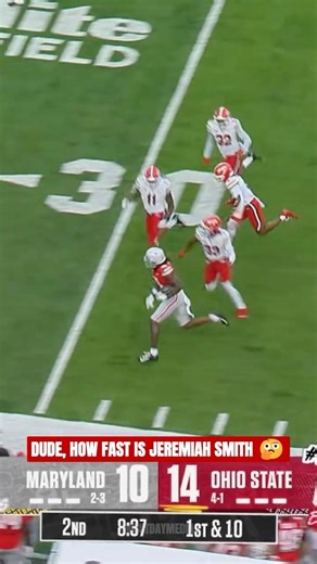 Dude, How Fast is Jeremiah Smith 🤔