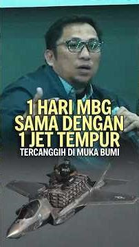 1 Hari MBG=1 Jet Tempur Tercanggih di Bumi | Prabowo-Jokowi