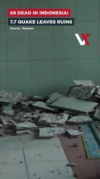 68 Dead, 200+ Injured | 7.7 Quake Shatters Indonesia, Mosque & Homes Collapse | VERTEX