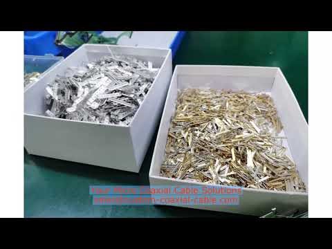 fine-pitch coax cable 44 AWG fine strand FEP jacket lvds micro coax for ADAS camera Keyless Entry Ca