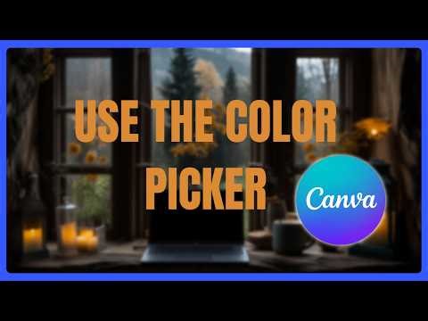 How to Change Text Color Using the Color Picker in Canva | Easy Tutorial