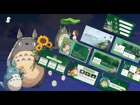 GHIBLI STUDIO | FREE PPT TEMPLATE | RAN15JEN