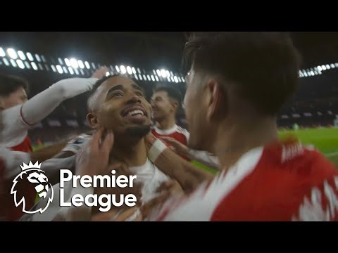 'WHAT ABOUT IT!': Gabriel Jesus sends Arsenal 4-0 ahead of Aston Villa | Premier League | NBC Sports