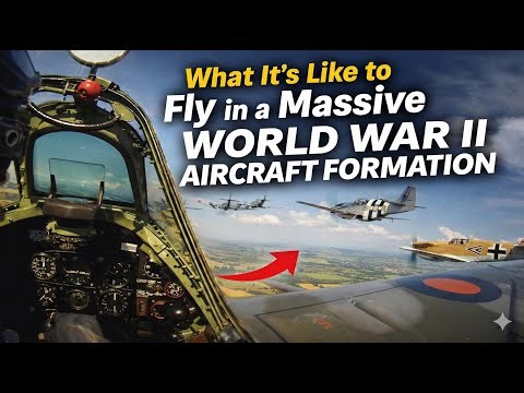 What It’s Like to Fly in a Massive World War II Aircraft Formation