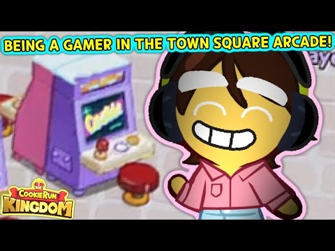 PLAYING GAMES IN THE TOWN SQUARE ARCADE! (Cookie Run: Kingdom)