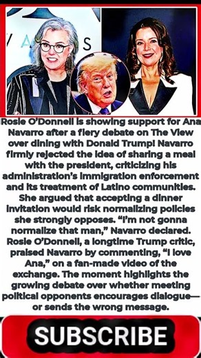 Rosie O’Donnell PRAISES Ana Navarro After Her Fiery Trump Dinner Showdown on ‘The View’!