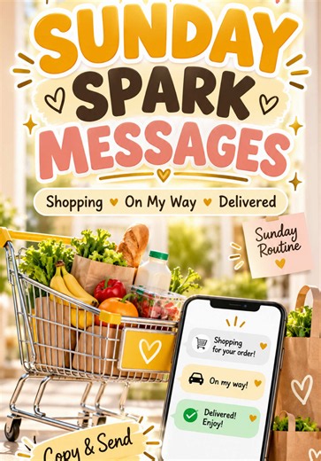 Walmart Spark Driver Message Templates for Shopping, En Route, and Delivery