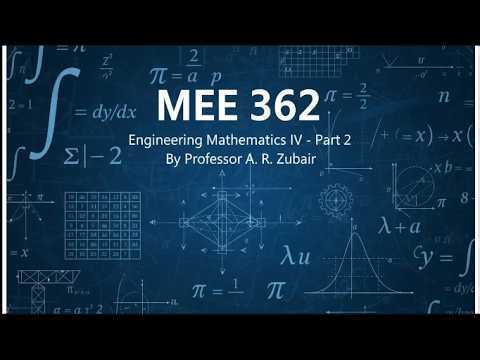 MEE 362 VIDEO 3 (Numerical Analysis)