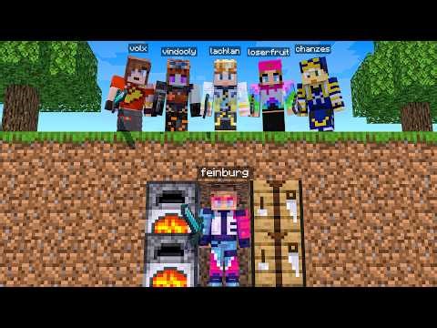 Minecraft Speedrunner VS 6 HUNTERS