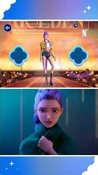 Golden mode ACTIVATED 🎶⭐️ KPop Demon Hunters is now on Netflix Playground!