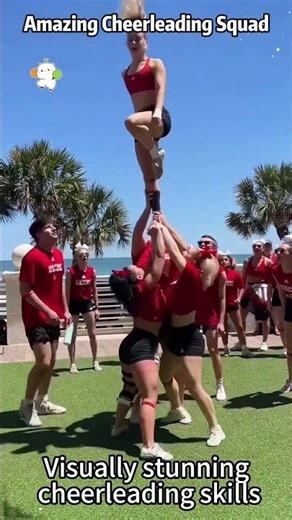 insane cheer stunts!#Cheerstunts #InsaneSkills #HighEnergyMoments #sportswow #foryou#fyp #usa