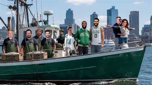 ESPN’s Inside the NBA featured the Boston Celtics in their “Gone Fishing” segment.Mike Vrabel and Dianna Russini were in the boat: