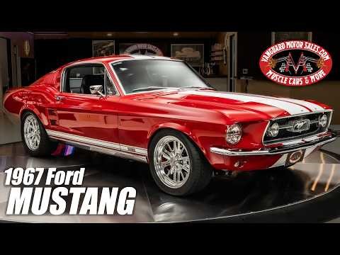 1967 Ford Mustang Fastback GTA Restomod For Sale Vanguard Motor Sales #6857