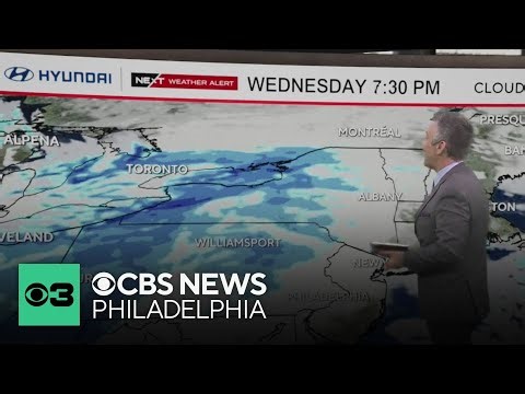 Partly cloudy, breezy Tuesday night in Philadelphia region