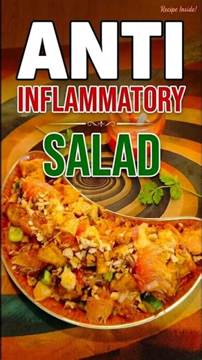 High Protein Weight Loss Salad ♥️ Anti Inflammatory Salad #shorts #trendingshorts